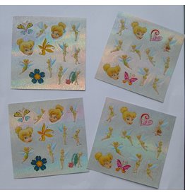 merkloos Tinkerbell stickers set 104 stuks (B13)