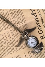 merkloos Arabic quartz pocket watch