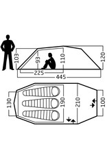 Nordisk Nordisk tent Oppland 3 PU - 3 persoons tent