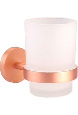 Diamond line rondo cup holder copper