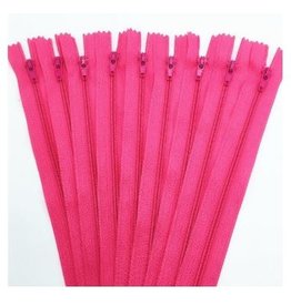 Create  Close end rits fuchsia - 25 cm  - 2 stuks  (Ak 15)