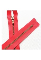 Create  Nylon hars rits 18 cm rood