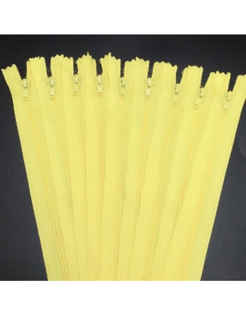 Create  Close end zipper 25 cm 2 pcs yellow