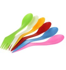 Allesvoordeliger Spork coloured  - set of 6 pieces