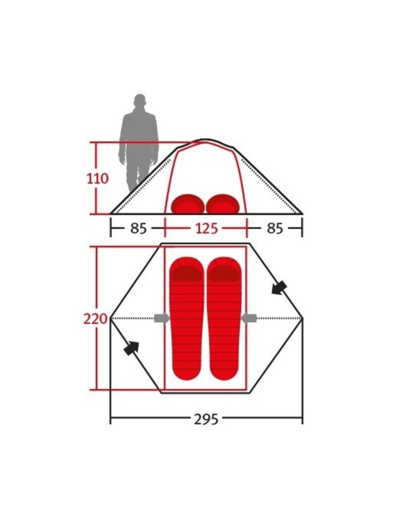 Wechsel Wechsel Charger 2 - lightweight tent - 2 person