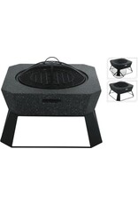 Progarden fire bowl square black