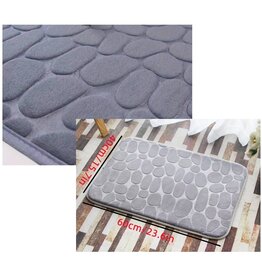 merkloos Bathroom rug cobble stone - 40 x 60 cm