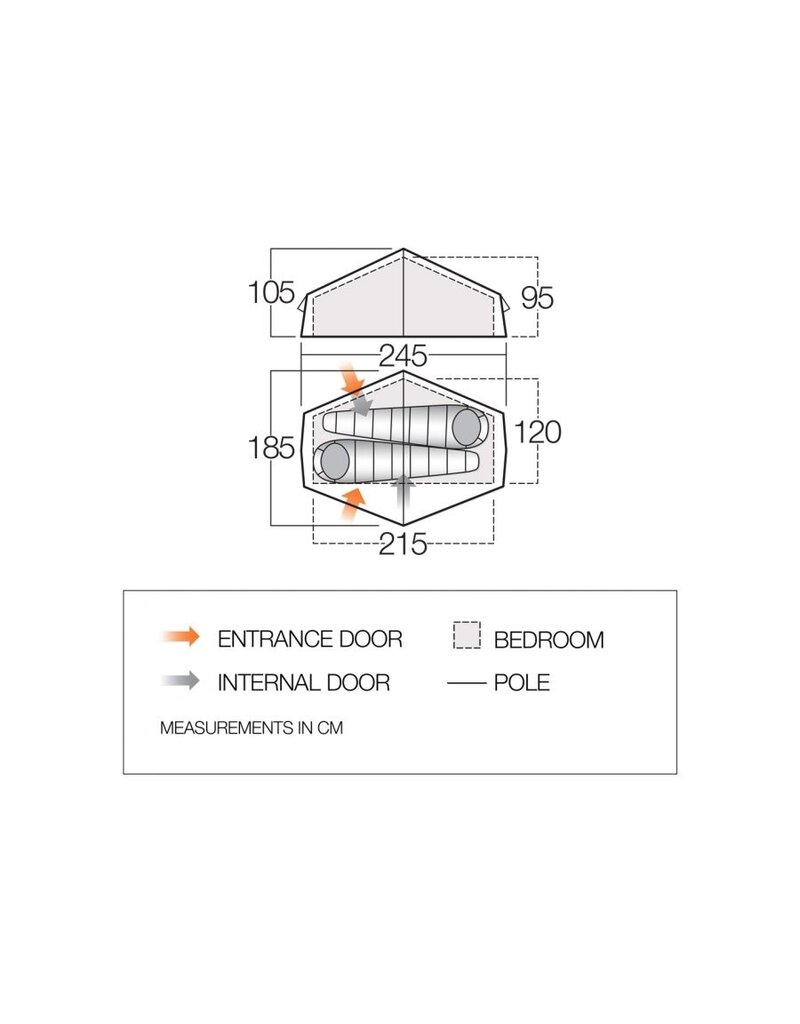 Vango Vango soul 200 - 2 persoons tent