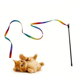 Children Kattenspeelgoed hengel met sliert 120 cm