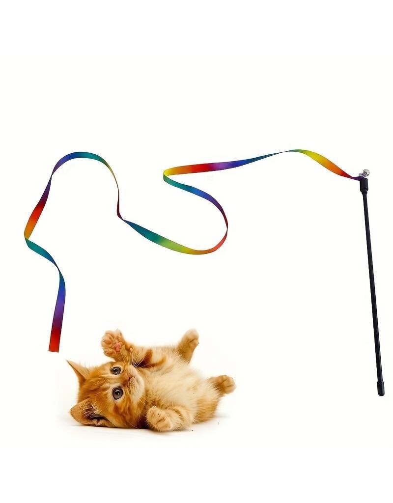 Children Cat toy fishing rod with string 120 cm