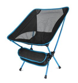 Camp4Charity Lightweight chair alloy black and blue