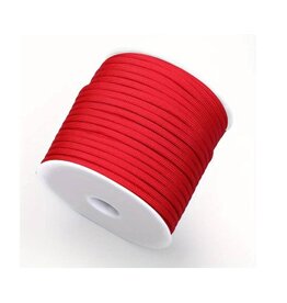 Allesvoordeliger Paracord 4 mm  red 30  metres- 7 core