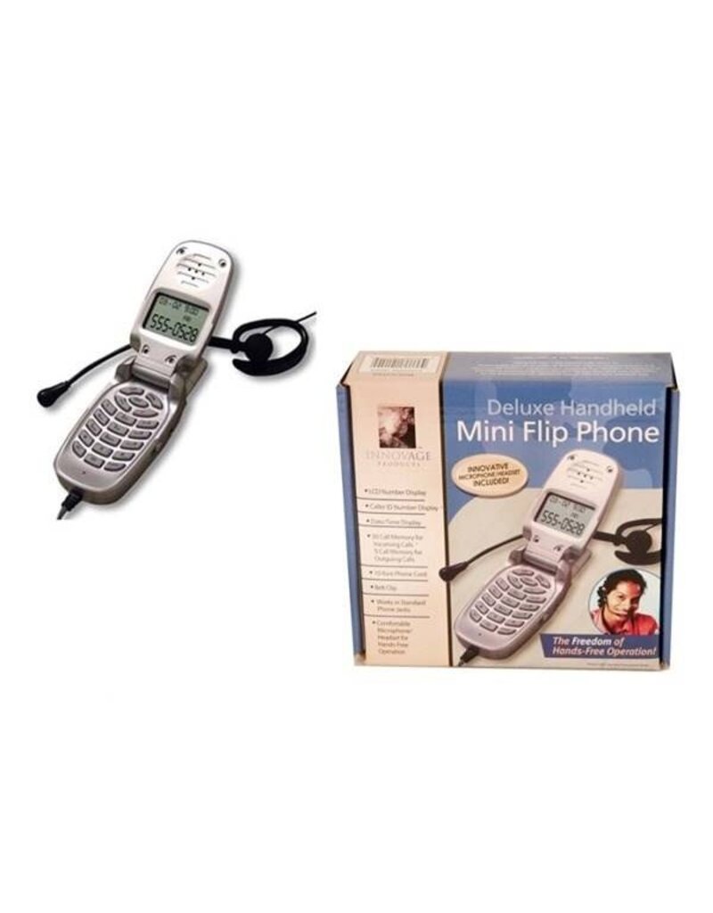 Innovage products deluxe handheld mini flipphone
