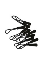 Create  Zipper puller zwart - 25 stuks (Z 4)