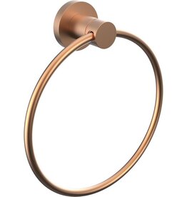 AWD interiors AWD Diamond Line Rondo towel ring - hanging - copper