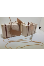 Create  Create by verguld gouden ketting 60 cm in reiskoffer geschenk verpakking