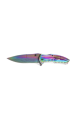 Xtreme X-treme pocket knife X-1905 rainbow flipper assist
