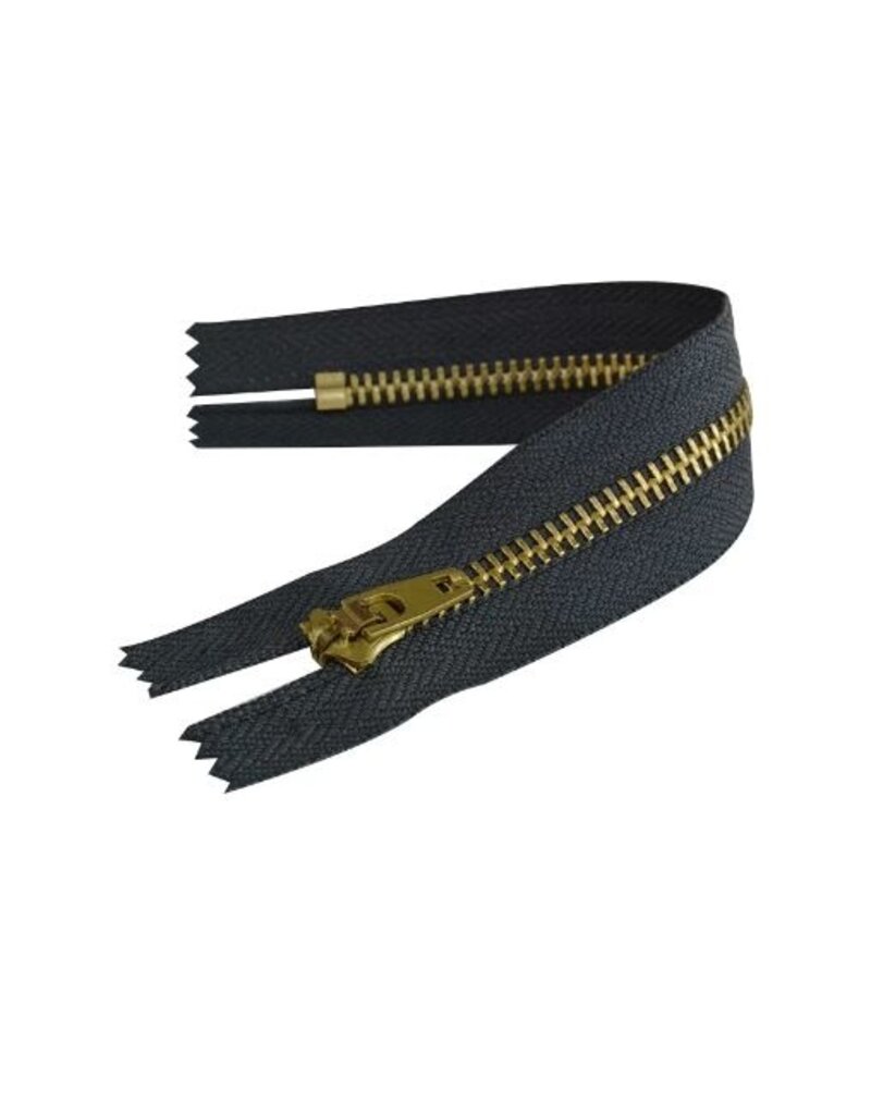 Create  Jeans zipper black 12.5 cm