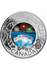 merkloos Canada zilveren 3 dollar niagara falls