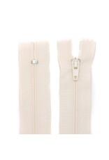 Create  Close end zipper off white - 60cm - 1 zipper