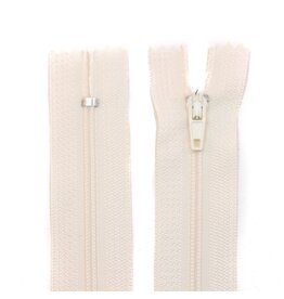 Create  Close end zipper off white - 50 cm- 1 zipper