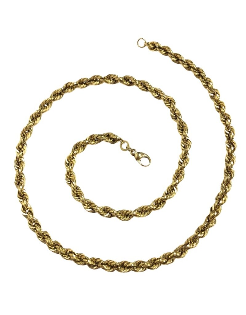 merkloos 8 carat gold chain 44 cm