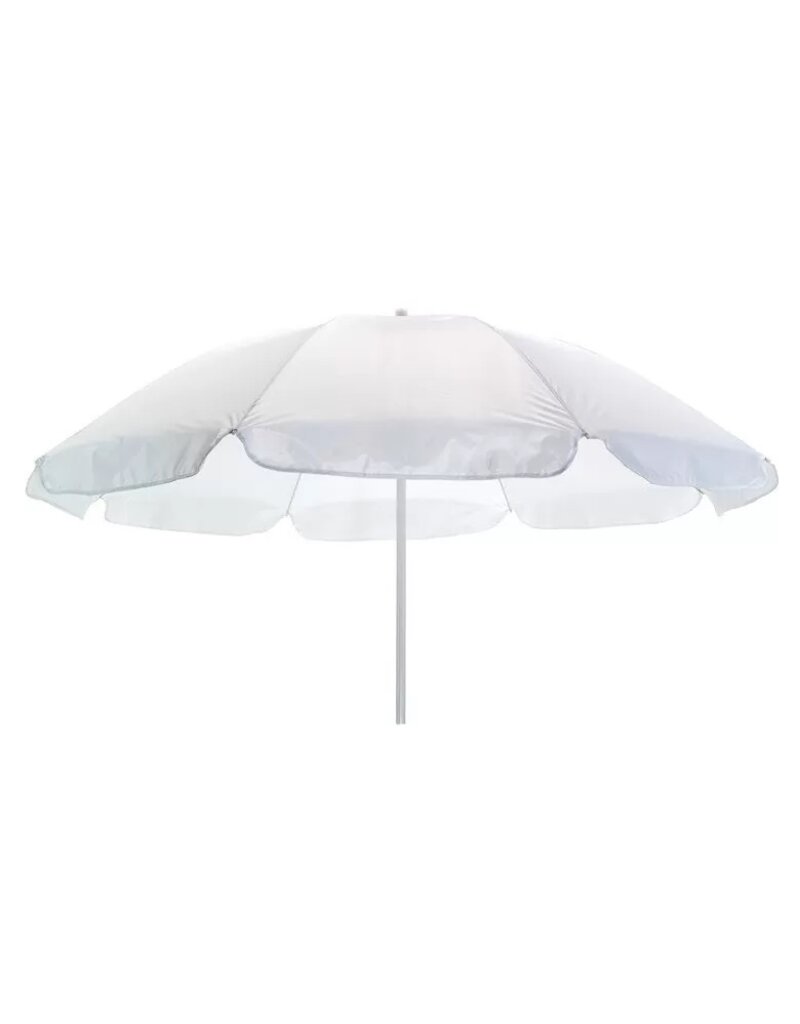 merkloos Strandparasol 145 cm wit