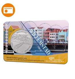 merkloos 5 euro munt Willemstad 2023