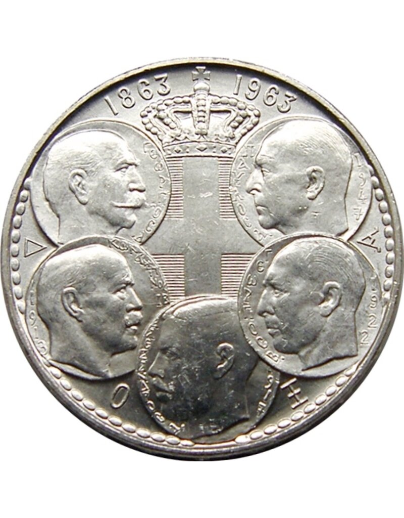 merkloos 30 Drachmai 1963 - 835 zilver