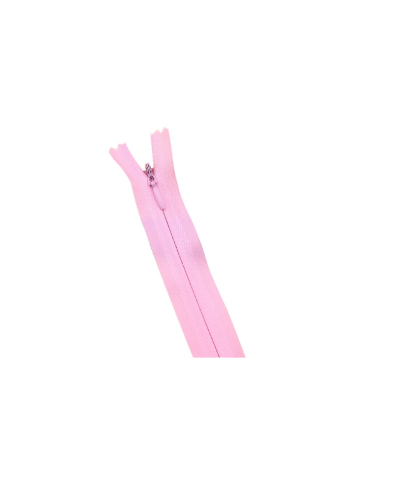 Create  Concealed zipper 60 cm - 1 pc - pink
