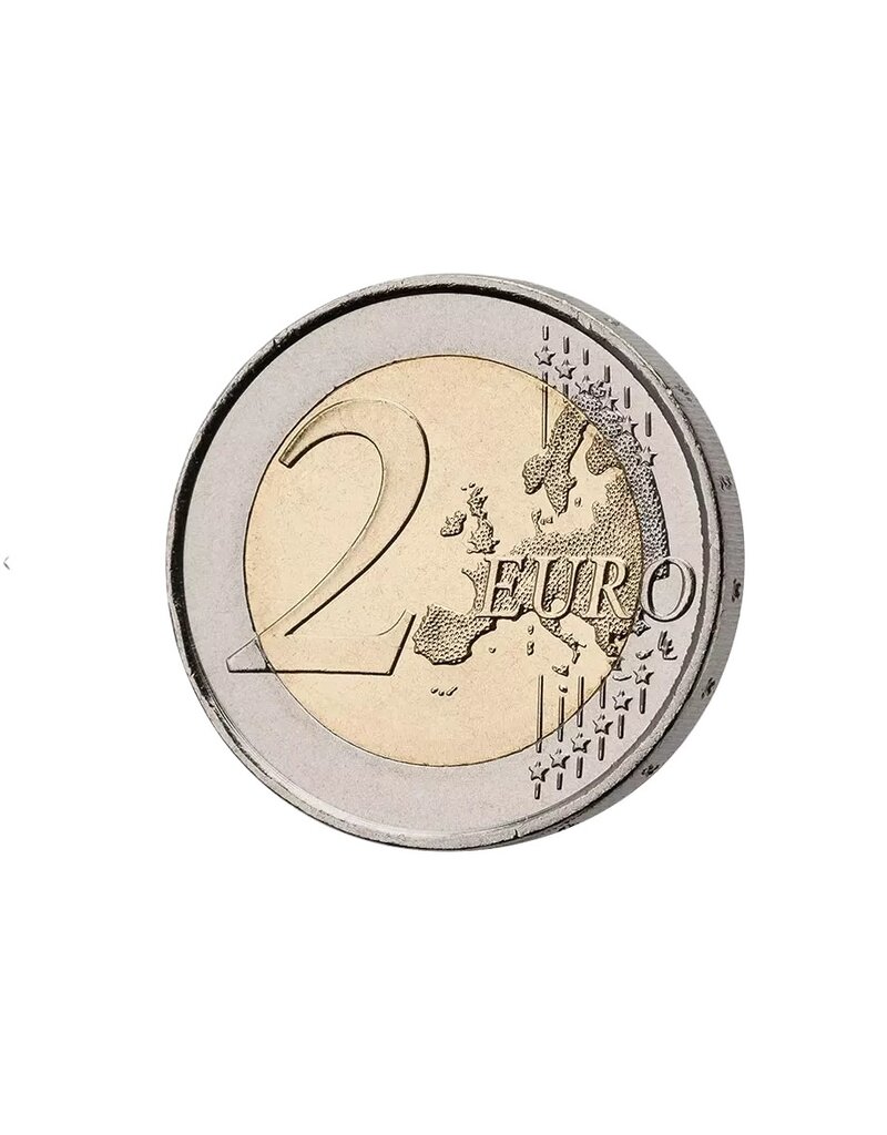 merkloos Andorra 2 euro 2021 with coat of arms on shield in excellent condition.