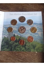 merkloos jaarserie euro munten 2012 San Marino UNC