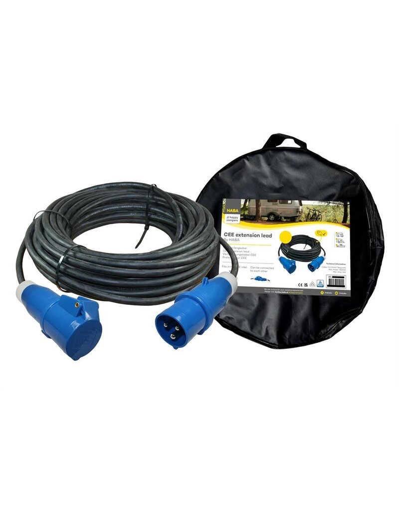 Haba kamperen Haba Cee extension cable  30 metre - camping cable - 4604622
