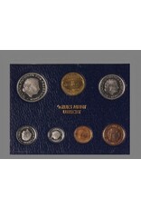 merkloos National Mint annual set of Netherlands guilder coins 1980