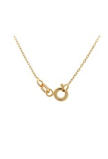 merkloos 14 carat gold necklace with pendant star