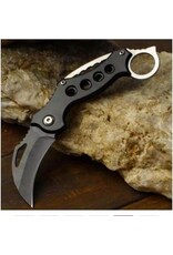 Camp4Charity Allesvoordeliger karambit compact - zwart - 13 cm - zakmes