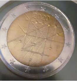 merkloos Finland 2 euro coin 2020 - 100 years of existence of the University of Turku