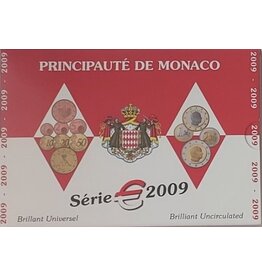 merkloos Monaco jaarset 2009 compleet UNC