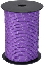 Allesvoordeliger Paracord 4 mm  reflecterend paars 5 meter  - 7-Core Paracord Touw