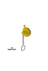 Rubytec Rubytec Rhino small - zuignap kunststof met ketting - geel