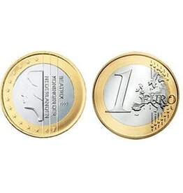 merkloos Nederland 1 euro 2008 UNC