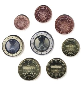 merkloos Year's serie euro coins 2004 Duitsland A - UNC