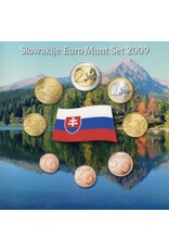 merkloos jaarserie euro munten 2009 Slowakije UNC