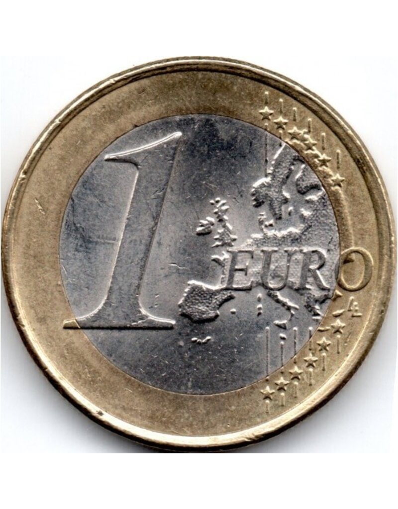 merkloos Portugal 1 euro coin 2018