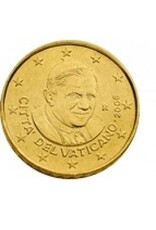merkloos Vaticaan 50 eurocent munt - diverse jaargangen - UNC