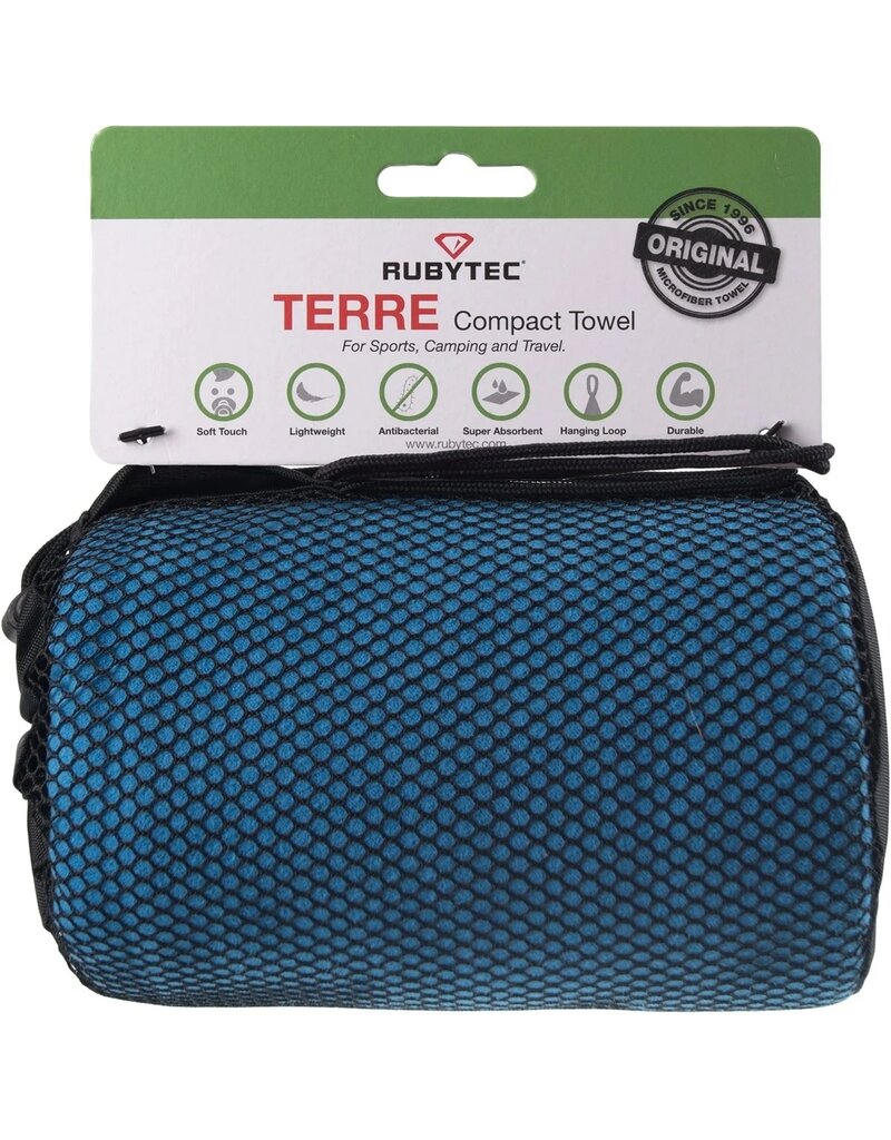 Rubytec Rubytec Terre compact towel XL - blue - 160 x 90 cm