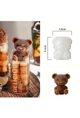 merkloos ice cube mold - bear - silicone - 4.8 x 5.3 cm