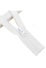 Create  Divisible zipper - white - 120 cm - tent zipper - 6 mm