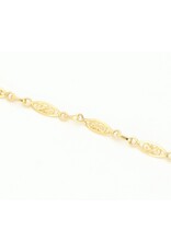 merkloos 18 carat gold chain 51 cm - 7.16 gram - yellow gold