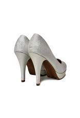 merkloos High pumps silver with glitter - various sizes